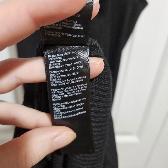 TOPSHOP Black High Neck Sleeveless Dress with Cut Out Back Size 10 - Picture 10 of 11